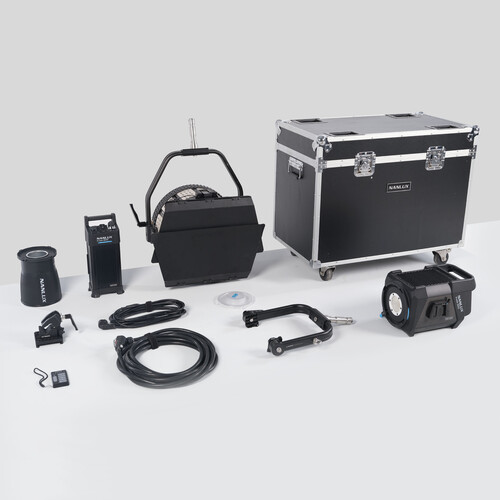 NANLUX - EVOKE-900C-FL-YK-KIT - Evoke 900C RGBLAC Spot Light w/FL-35YK Fresnel Lens &amp; Road Case