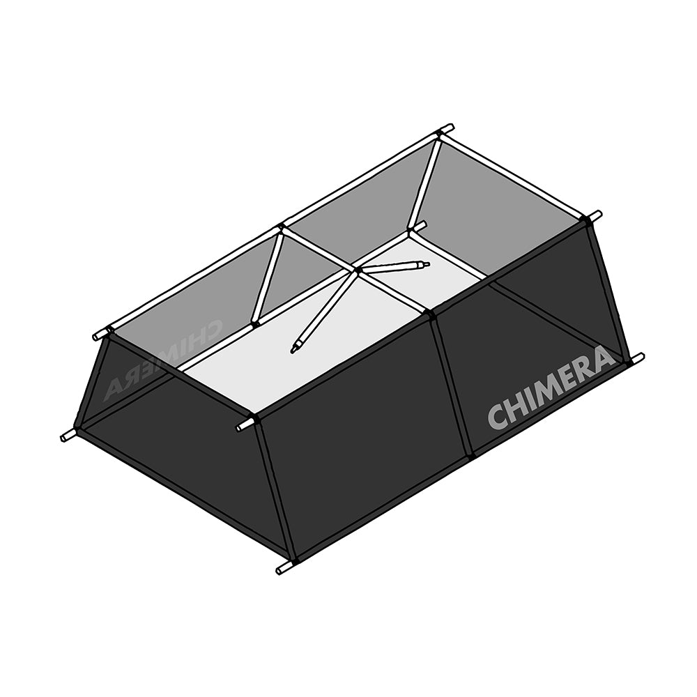 Chimera - 8960 - LIGHTBANK - F2X - 5' X 10' (1.52 m X 3.05 m) NEW FRAME