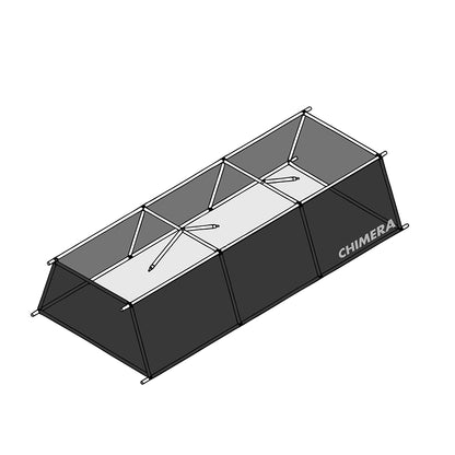 Chimera - 8965 - LIGHTBANK - F2X - 5'  X 15' (1.52 m X 4.63 m) NEW FRAME