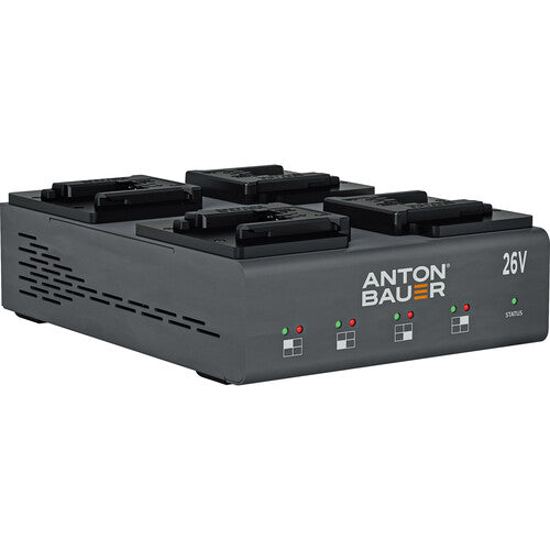 Anton Bauer 8475-0148 - Dionic 26V LP4 Quad B-mount Charger