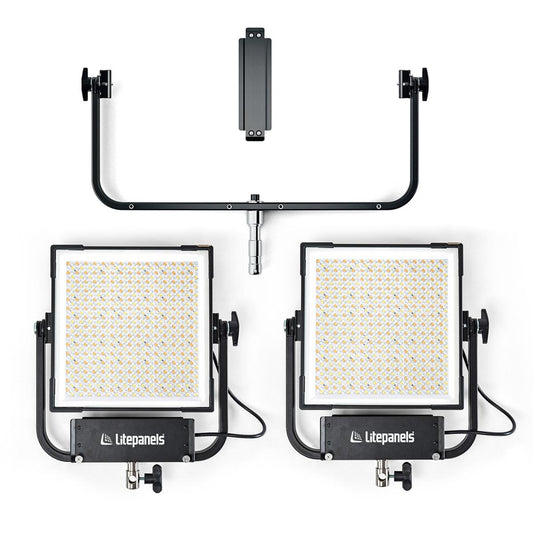 Litepanels 900-3730 - Gemini 1x1 Hard Dual Array Light Kit