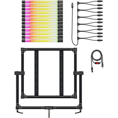 Quasar Science 924-2123 - Ossium frame c/w 12x 2’ Rainbow 2 (US power cable)