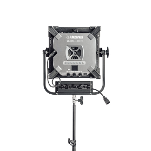 LitePanels Gemini 1x1 Soft (Pole-Operated Yoke, Bare Ends)