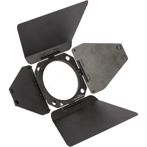 ASTERA - AF80-BD - Barndoor for PlutoFresnel
Replacement Barndoor with 8 foldable leaves. Can
be inserted into PlutoFresnel without tools.