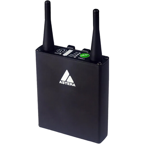 ASTERA - ART7-WIFI - AsteraBox ART7-WIFI Connect phone or tablet
via CRMX/Bluetooth/UHF/WiFi to control Astera lights via 
Astera App or Wireless DMX.
Comes with charger and carry case (fits 7" tablet inside).