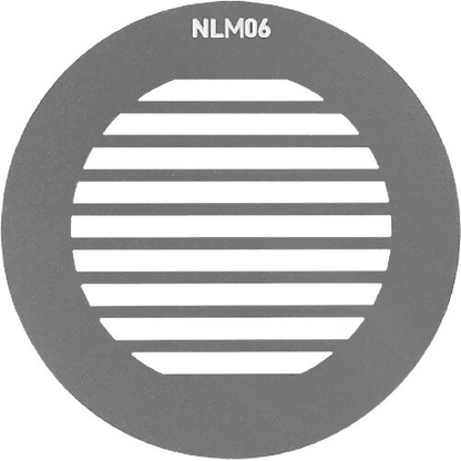 NANLUX - AS-GB-A-SET1 - NL Mount Projection Attachment GOBO Set #1  10 Gobo Patterns