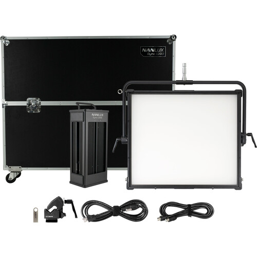 NANLUX - Dyno 1200C 1KIT-FT - Dyno 1200C RGBWW Soft Panel Light w/Road Case