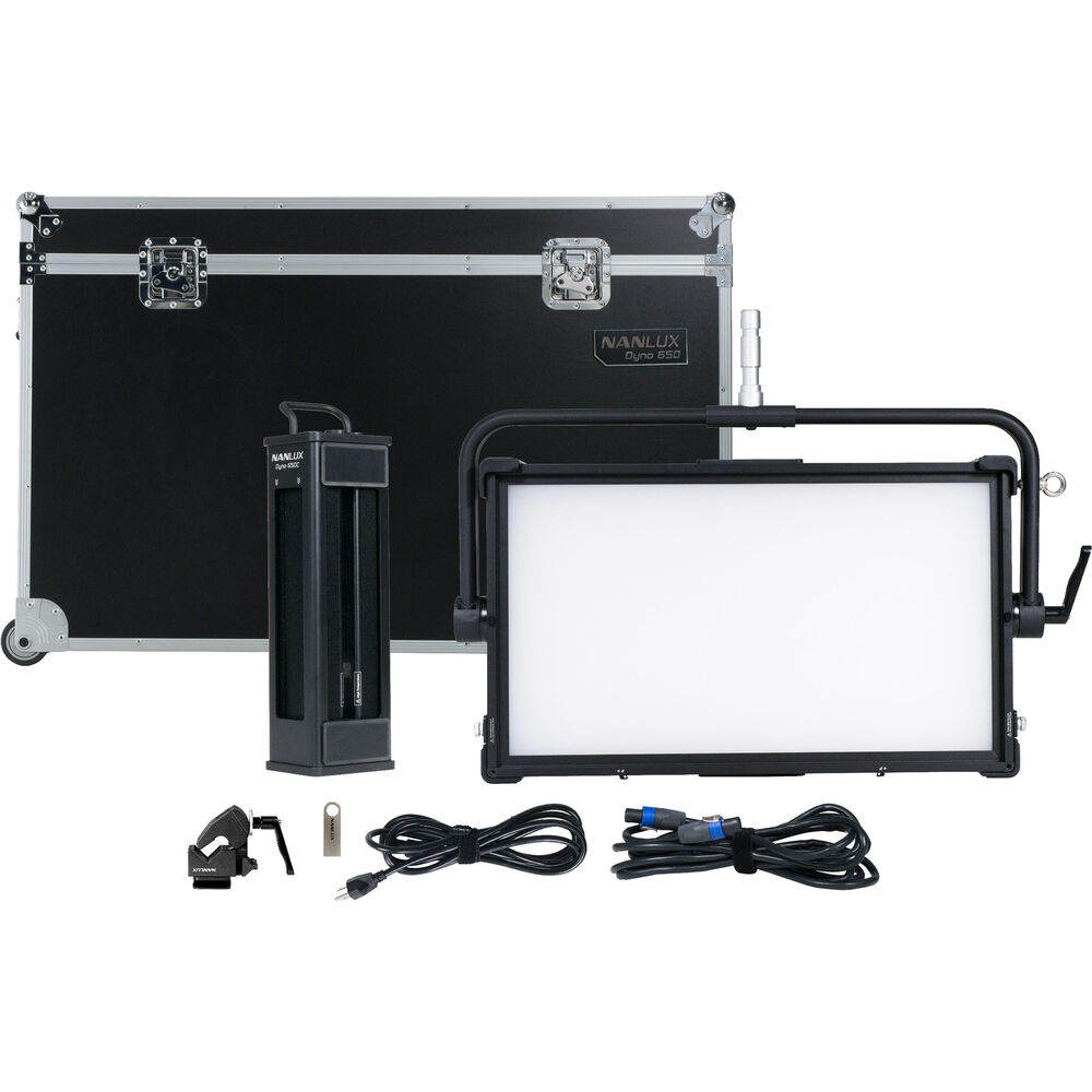 NANLUX - Dyno 650C 1KIT-FT - Dyno 650C RGBWW Soft Panel Light w/Road Case