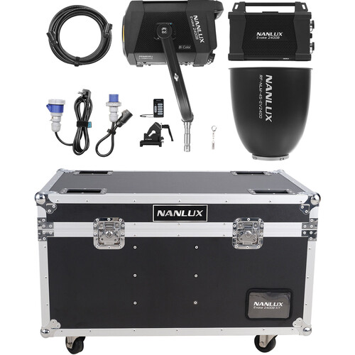 NANLUX - EV24000B-WRF-RC-KIT - Evoke 2400B Kit w/WRF Road Case (45° Reflector fits inside of case)