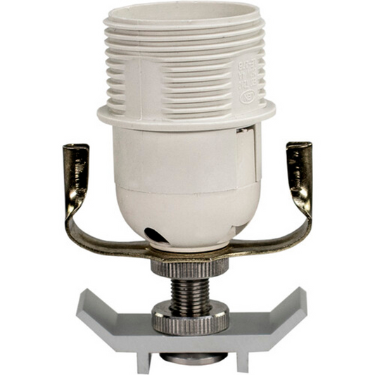 ASTERA - FP5-E27S - E27 socket for FP5 with single stud fitting to be attached to PowerStation.
Does not transmit electricity, only designed to attach NYX Bulb to PowerStation.