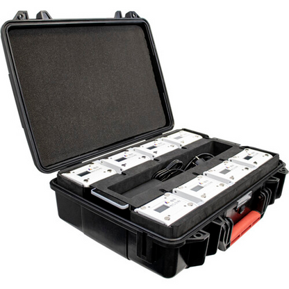 ASTERA - FP5-PS-CHRCSE - PowerStation Charging Case
Includes 24VDC, 4A PSU and 8-way adapter cable.
(Space for 8 PowerStations, 8 TrackPins, 8 PowerStation Hangers all sold separately).