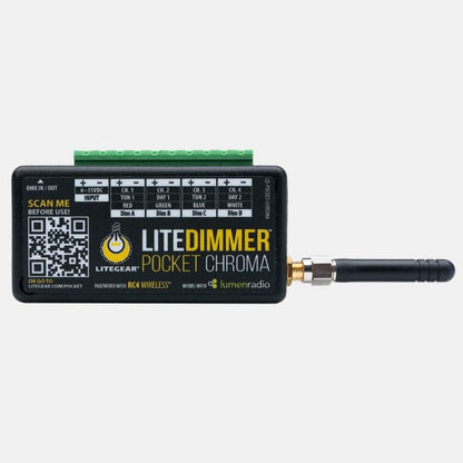 LiteGear LD1.00110 LiteDimmer Pocket, Chroma, 4X4