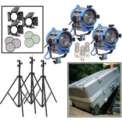 ARRI LK.0005658 650/3 COMPACT Fresnel Kit with wheels