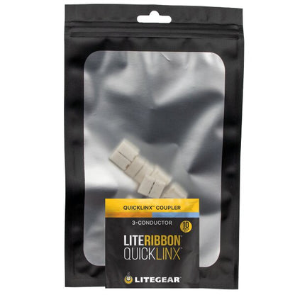 LiteGear LR3.00109 Hybrid (3-Conductor) Coupler QuickLinx Kit, 10pc