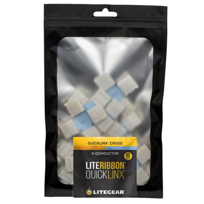 LiteGear LR3.00110 Hybrid (3-Conductor) Cross QuickLinx Kit, 10pc