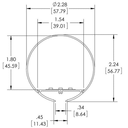 LiteGear LS1.00116 LiteStix, Round-X3, Triple-Wide, 1 m