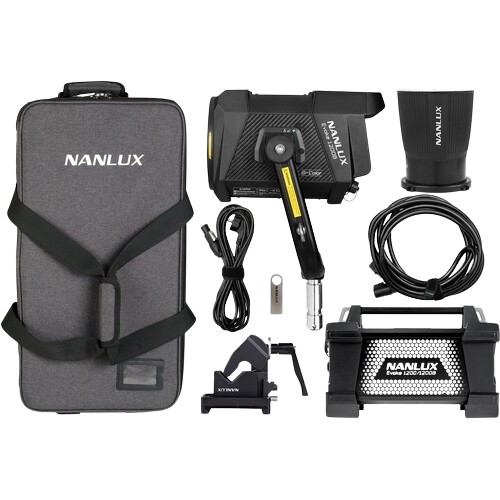 Nanlux Evoke 1200B Bi-Color LED Spot Light Kit with Trolley Case