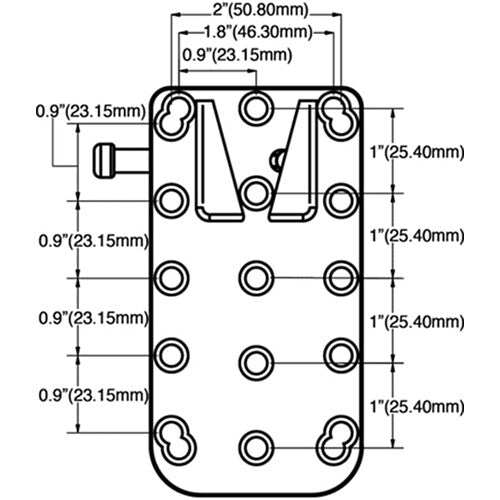 Quasar Science QSVBP - Ossium V-Mount Battery Plate