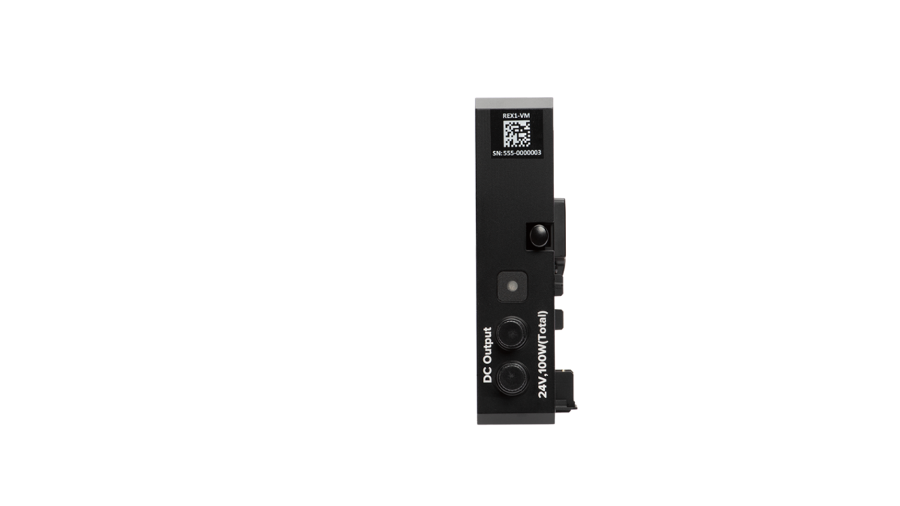 ASTERA - REX1-VM - RuntimeExtender V-Mount. RuntimeExtender is a battery plate to connect standard camera batteries to many Astera lights. This enables you to extend your production and work without worries when shooting films or lighting events.