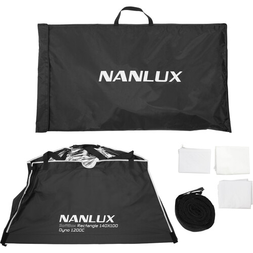 NANLUX - SB-DN1200C-RT-140x100 - Rectangular Easy Up Softbox 140x100CM f/Dyno 1200C w/EC