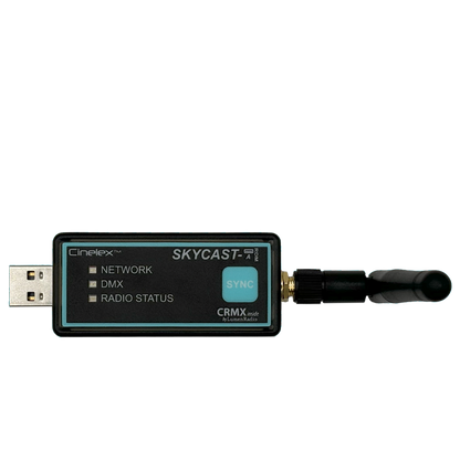 SKYCAST-A - CINELEX SKYCAST - USB-A to CRMX Wireless DMX Transmitter