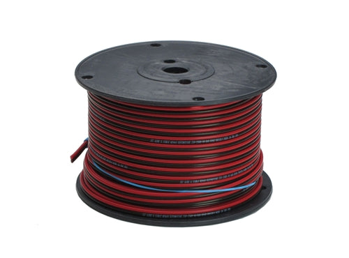 LiteGear WI1.00101 Wire Roll, 18AWG, 2-Conductor, Red/Black, 250 ft. (Zip)